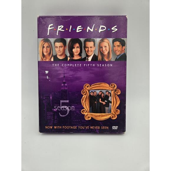 Friends DVD Seasons 5 & 10 + Finale Disc with Women’s Medium Friends Jacket - Picture 12 of 15